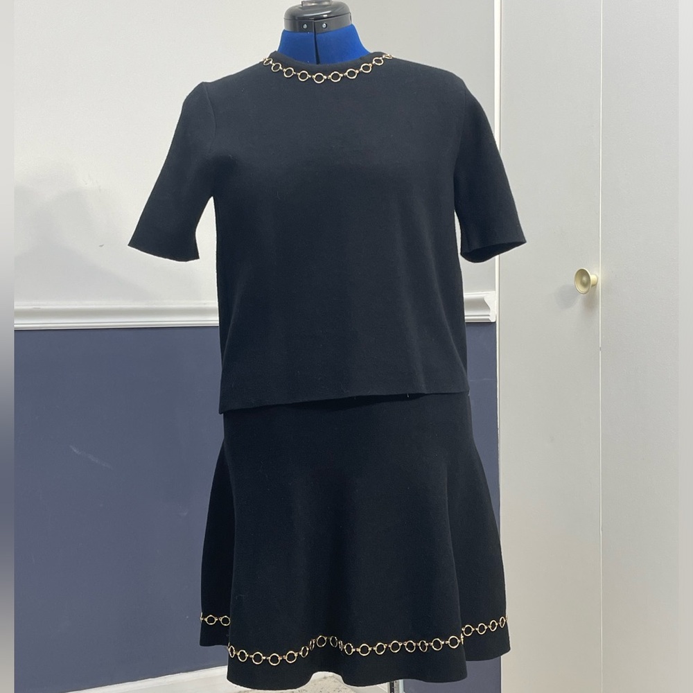 Zara Top/Skirt Set in Black (M/L)